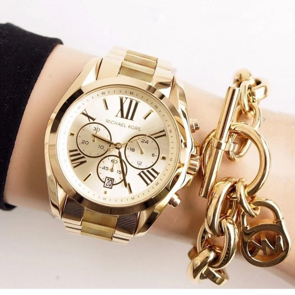 Michael Kors Gold Chronograph Women's Watch